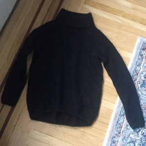 Propaganda Black Sweater Turtleneck